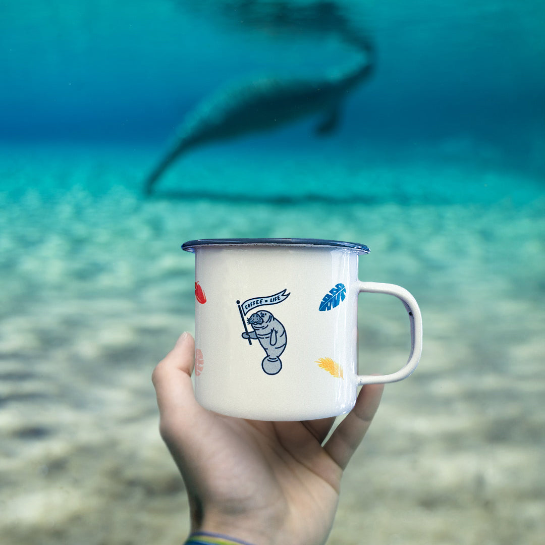 Manatee Coffee Camping Mug