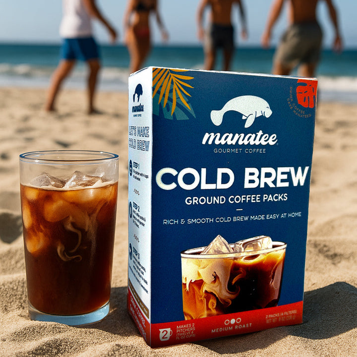 Manatee Cold Brew Ground Coffee Packs