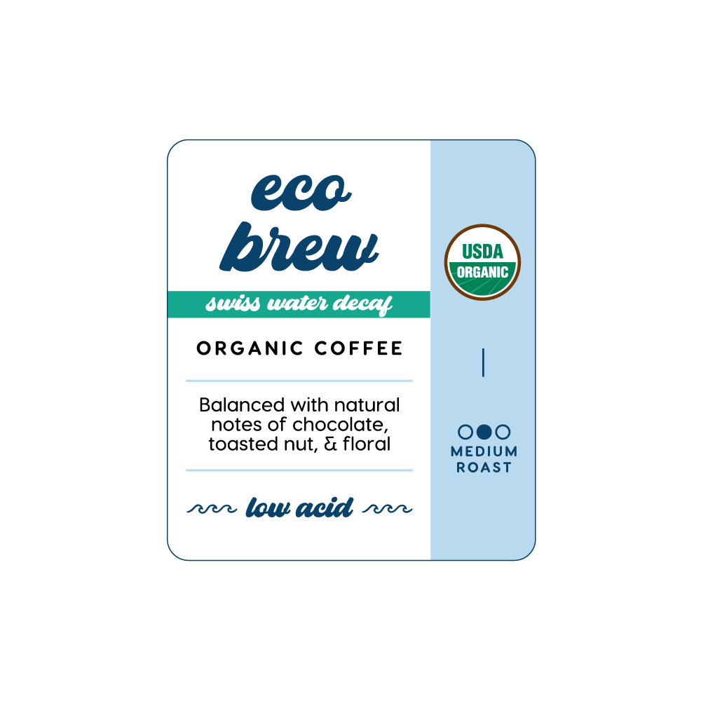 Eco Brew Organic Swiss Water® Decaf