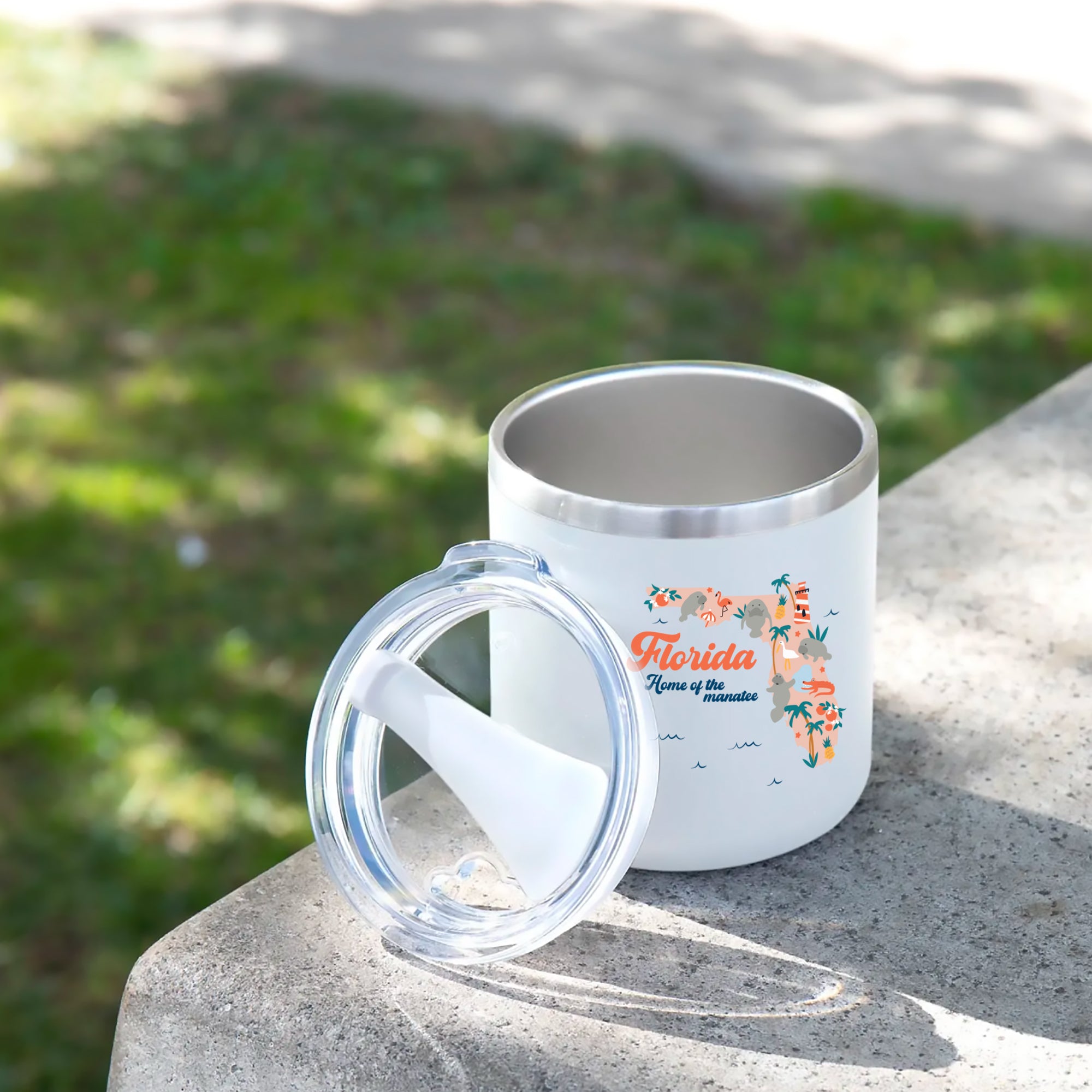 Manatee Coffee 12oz Tumbler - Thumbnail 3